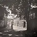 Das nicht mehr bestehende Czartoryskischlössel auf Nr.&nbsp;175–181, anno 1918