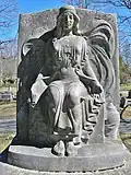 Femme assise Monument (1916), Francis Edwin Elwell, sculpteur.