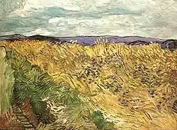 Vincent van Gogh, Bleuets dans un champ de blé, 1890.