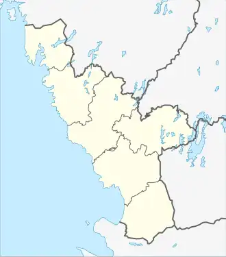 (Voir situation sur carte : comté de Halland)