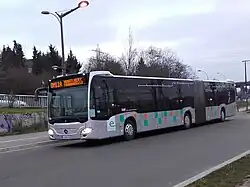 Mercedes Citaro articulé à la gare routière de Massy - Palaiseau.