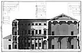 Coupe transversale du palais due à Ottavio Bertotti Scamozzi, 1776