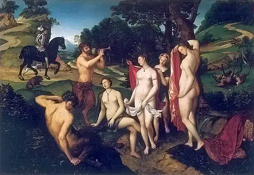 François Clouet, Le Bain de Diane (vers 1558).