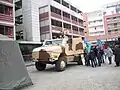 Présentation publique d'un Aravis par le 13e&nbsp;régiment de génie en 2010.