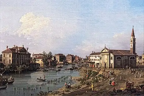 Vue de Dolo, après 1755 – Collection Bemberg, Toulouse.