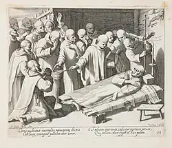 Planche no&nbsp;18 de Dietrich Krüger, d'après Giovanni Lanfranco