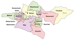 La subdivision de la province