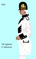 10e régiment d’infanterie de ligne de 1792 à 1794