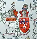 Blasons familles de Gorcey et de la Roche [réf.&nbsp;nécessaire]