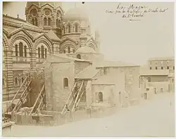 Cathédrale de la Vieille Major au premier plan, et Nouvelle Major au deuxième plan (1895).