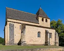 Le pignon sud.