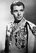Audie Murphy, soldat américain.