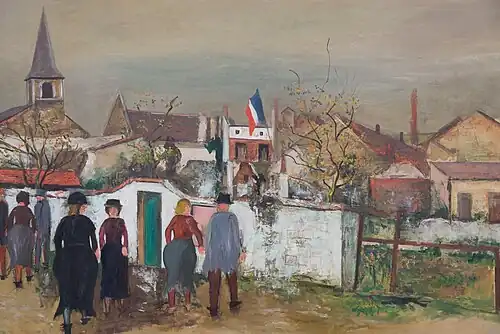 La Mairie au drapeau, Paris, musée de l'Orangerie.