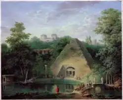 Tableau de Claude-Louis Châtelet, illustrant la pyramide de Mauperthuis.