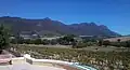 Réserve naturelle de Kasteelberg vue depuis Riebeek-Kasteel.