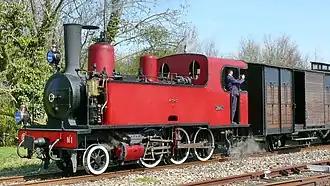 130T no&nbsp;1097 de 1906, no&nbsp;1 des compagnie des chemins de fer départementaux de l'Aisne, préservée au CFBS.