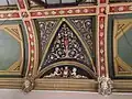 Détail du plafond de la salle Chambert-Péan, dans le Bâtiment Hugo.