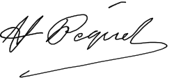 signature de Henri Péquet