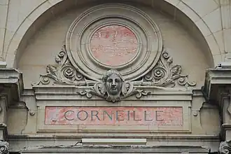 Inscription de Pierre Corneille.