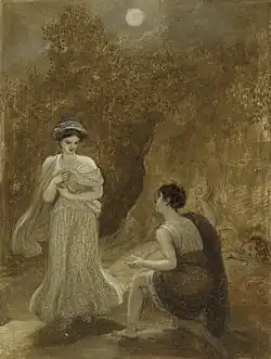 Lysandre déclarant sa passion à Hélène, vers 1820–1825