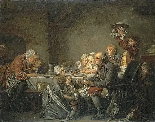 Le Gâteau des Rois (1774), Montpellier, musée Fabre.