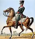 1er&nbsp;régiment de chasseurs à cheval de la Grande Armée.