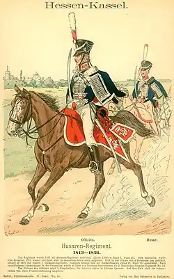 Hussards du landgraviat de Hesse-Cassel 1813 - 1821.