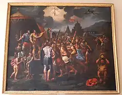 Tableau de Jacques Gamelin, L'Allocution de Constantin à ses soldats.