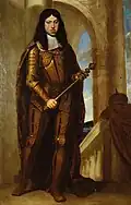 L'Empereur Léopold Ier, vers 1657-1658, huile sur toile, 190&nbsp;×&nbsp;120&nbsp;cm, musée d'histoire de l'art de Vienne.
