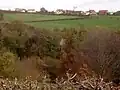Ruine de la tour du château de Rochefort maintenant (2021).