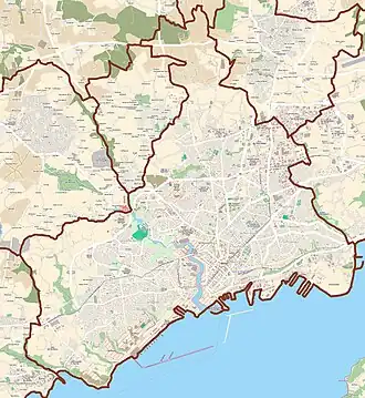 voir sur la carte de Brest