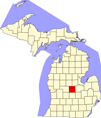 Localisation de Comté de Gratiot(Gratiot County)