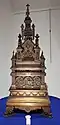 Dominica Leverve, Reliquaire, bois, musée de Semur-en-Auxois.