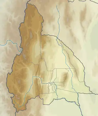 Voir sur la carte topographique de San Juan