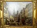 Saint-Denis (Seine-Saint-Denis), musée d'art et d'histoire, Giuseppe Canella (1788-1847), Vue prise à Saint-Denis, vers 1831