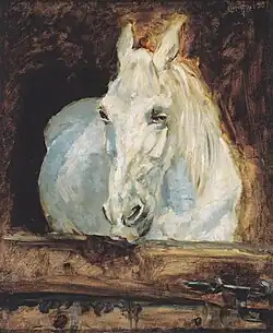 Cheval blanc Gazelle au Bosc, 1881 – Albertina, Vienne.