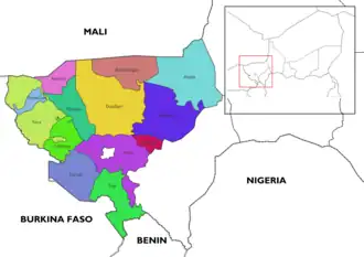 Localisation de Torodi