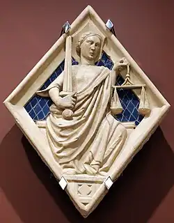 Losange des Vertus : La Justice.