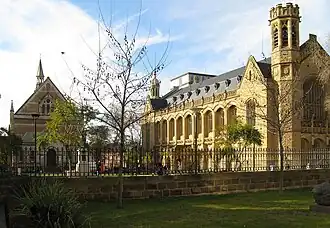 Bonython Hall et le Conservatoire de musique Elder, université d'Adélaïde