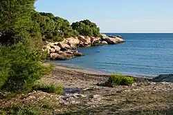 Hameau de Carro[Note 5] où furent tournées les scènes de pêche et de plage.