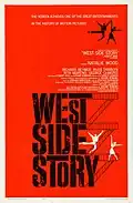 L'affiche de film de West Side Story dessinée par Joe Caroff.