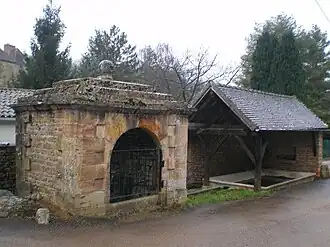 La fontaine de Balleure.