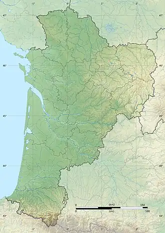 voir sur la carte de Nouvelle-Aquitaine
