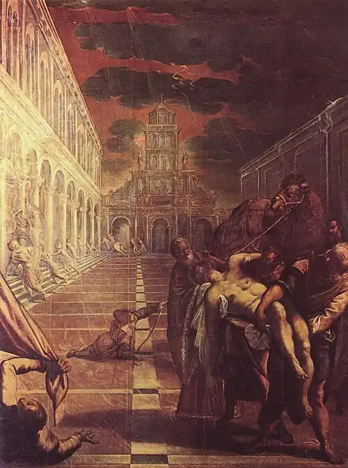 Avant la restauration avec les repeints du XIXe&nbsp;siècle.
