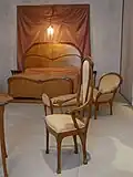 Vue de la chambre de Madame Guimard.