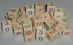 Dés mathématiques.