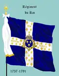 drapeau d’ordonnance de 1757 à 1791