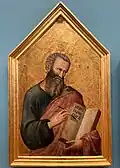 Saint Jean l'Évangéliste par Lippo di Benivieni (v. 1315).