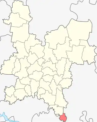 Localisation de Raïon de Viatskié Polyany