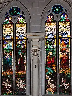Vitraux de Mehoffer à la cathédrale de Fribourg, 1895/1932.